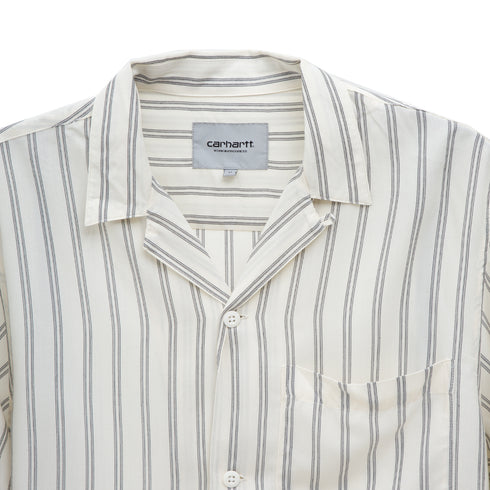 Carhartt WIP S/S Reyes Shirt Reyes Stripe Wax/Black I031461_1EC_XX Degli Uberti